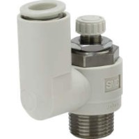SMC(株) 推锁式一触式管继手付速度控制器薄型紧凑型JAS系列
